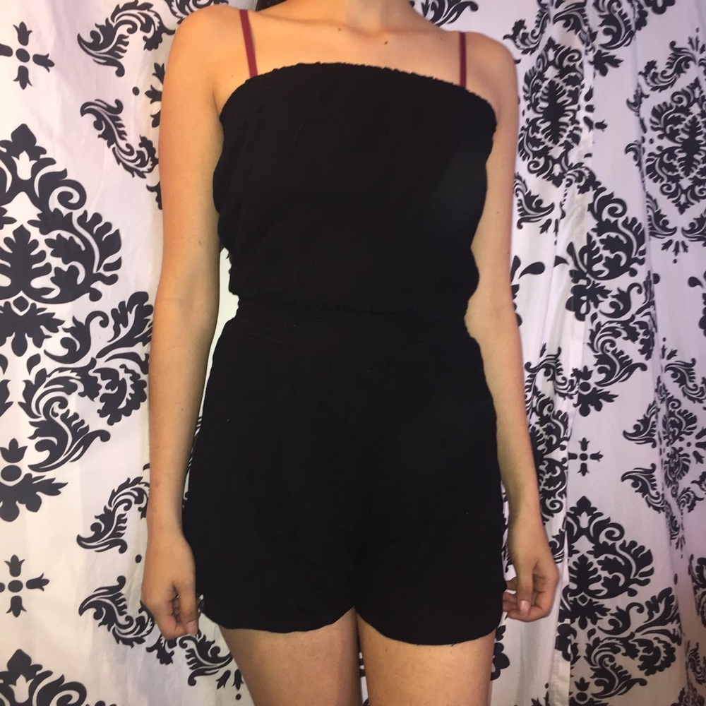 Black Summer Romper